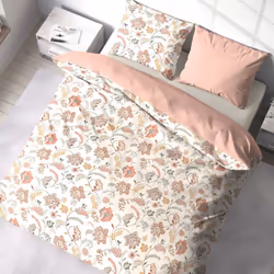 Parure de lit ISPANA 240x220 cm 100% polyester microfibre rose 3 pièces Découvrez la nouvelle collection ISPANA, où la douceu ...