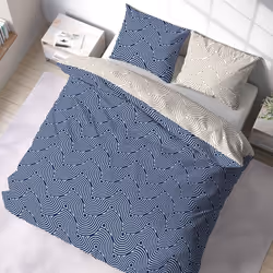 Parure de lit 240x220 ANIA microfibre Découvrez la modernité et le confort avec notre parure de lit en microfibre ANIA, confe ...