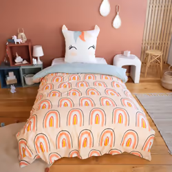 Parure de lit MARANA 100% polyester microfibre Comment ne pas succomber à cette adorable Licorne ? La parure de lit MARANA, a ...
