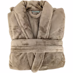 PEIGNOIR ADULTE COL CHÂLE COLLECTION DORIS TAILLE XXL COLORIS marron mouflon Un peignoir d'intérieur léger en micro-fourrure, ...