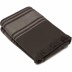 Drap de plage fouta avec franges pur coton 2 faces 90x185 cm MYKONOS marron café Découvrez l'ultime compagnon de vos journées ...
