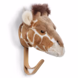 Porte manteau mural - LINNEA - Girafe - 24 x 13 cm - Intérieur - Enfant