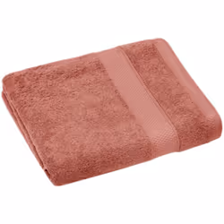 Serviette de toilette 50x90 cm NAÏA rose Pêche Plongez dans le confort absolu avec notre élégante collection de linge de bain ...