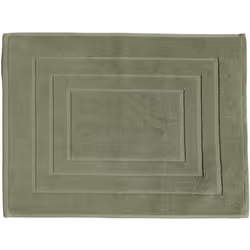Tapis de bain NAÏA 80x60 cm vert Olive Plongez dans le confort absolu avec notre élégante collection de linge de bain, conçue ...