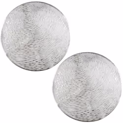 Set de table rond 40 cm collection PHUKET argent Ajoutez une touche d'élégance à vos repas avec le set de table rond de la co ...