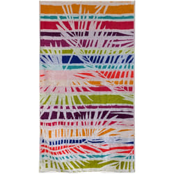 Linnea - Drap de plage 100x180 cm en velours collection maddalena multicolore