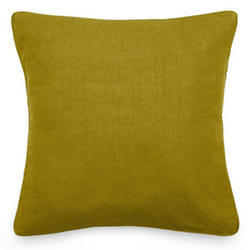 Housse de coussin 45x45 cm 50% lin et 50% coton collection OPERA DECO jasmin