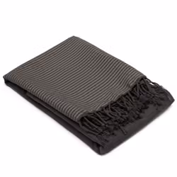 Drap de plage fouta NID D'ABEILLE 100x200 cm 100% coton 230 g/m2 noir Café Découvrez la Fouta de la Collection NID D'ABEILLE, ...