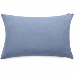 Housses de coussin extérieur 50x70 cm GALIA à zip étanche bleu Topaze Découvrez l'élégance et la robustesse réunies dans notr ...