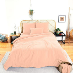 Parure de lit gazgaz double gaze de coton 260x240 cm