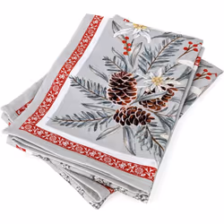 Lot de 2 torchons de cuisine 50x70 cm 100% coton RANDONNEE gris Découvrez notre torchon de cuisine élégant et fonctionnel, sp ...