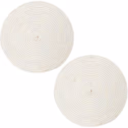Lot de 2 sets de table rond tresse 34 cm collection KO LIPE beige Transformez votre table en un espace chic et convivial avec ...