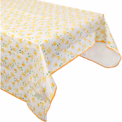 Nappe de table rectangulaire 140x180cm antitaches collection BLOOM BLOOM jaune Découvrez la collection de nappes GRANDIR conf ...