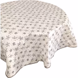 Nappe de table ronde 160cm antitaches BLOOM BLOOM beige Faites entrer le printemps dans votre salle à manger avec la nappe Bl ...