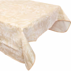 Nappe de table rectangulaire 140x220cm antitaches collection VERDURE jaune sable Vous cherchez à apporter une touche de natur ...
