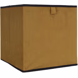 Cube de rangement décoratif 27 L VITALY 30x30x30 cm jaune foncé La collection VITALY présente un cube de rangement pliable de ...