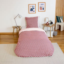 Parure de lit tiagoh microfibre 140x200 cm