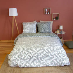 Linnea - Parure de lit parchemin microfibre 260x240 cm