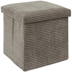 Linnea - Coffre pouf collection victor taupe