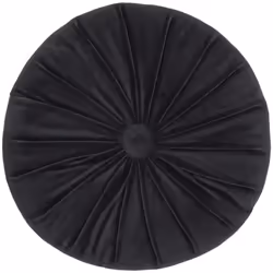 Coussin rond en polyester 40x40 cm collection INAYA noir La collection INAYA présente un coussin rond de 40x40 cm, conçu pour ...