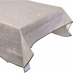 Nappe de table rectangulaire 160x130cm antitaches LIGHT ME UP gris Découvrez la collection LIGHT ME UP, une gamme de nappes e ...