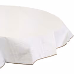 Nappe de table ronde 160cm antitaches NASMATE earl grey La collection NAMASTE vous invite à redécouvrir l'art de la table ave ...