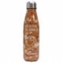 Bouteille isotherme 50 cl motif floral LIBERTY Madame bonheur orange
