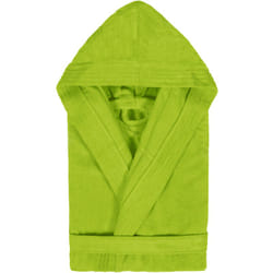 Peignoir adulte à capuche COOL en velours Capuche M
