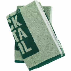 Lot de 2 torchons de cuisine éponge DRINK 50x50 cm vert Menthe Évoquez le plaisir des moments partagés autour d'un verre avec ...