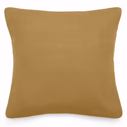 Housse de coussin 80x80 cm 50% lin et 50% coton collection OPERA DECO foin
