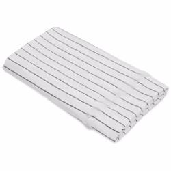 Drap de plage 95x180 cm mousseline de coton collection LANA FOUTAS avec franges neige La collection Lana Foutas incarne la lé ...