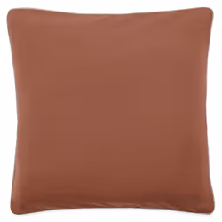Housse de coussin coton 45x45 cm HONO DÉCO marron terre cuite