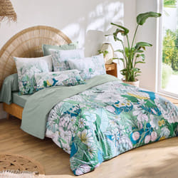 Parure de lit percale de coton collection bali Taie 50x70 cm 140x200 cm