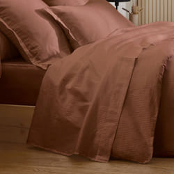 Drap plat satin de coton grand hôtel 180x290 cm
