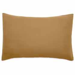 Housse de coussin 40x60 cm 100% coton collection PAROS marron houblon Ajoutez une touche d'élégance et de confort à votre esp ...