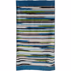 Drap de plage coton velours 100x180 cm collection TIMEA bleu Apportez une touche de style et d'évasion à vos journées ensolei ...
