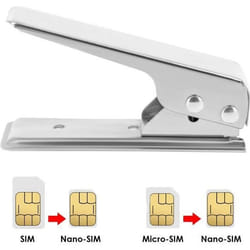 Pince Coupeur carte-nano sim + Adaptateur nano-Sim / micro-Sim + Extracteur