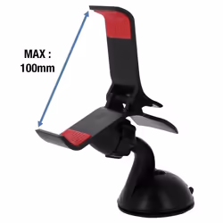 Support Voiture - AVIZAR - Universel Rotatif - Fixation Ventouse - Anti-Dérapant - 360° Orientable