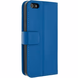 Avizar HCU-BOOK-COW-BLUE-IP5 coque de protection pour téléphones portables Étui avec portefeuille Bleu