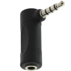 Adaptateur audio coudé Jack 3.5 mm pour écouteurs Jack 3.5 mm