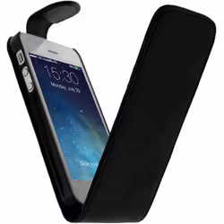 Avizar HCU-ECOAC-BK-IP5, Folio porte carte, Apple, iPhone 5/5S, 10,2 cm (4"), Noir