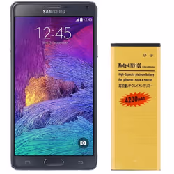 Batterie de Haute Capacité 4200 mAh pour Samsung Galaxy Note 4 - Doré