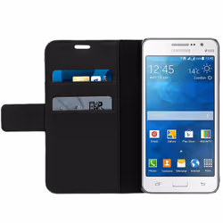 Avizar FOLIO-LENNY-BK-G530H coque de protection pour téléphones portables Étui avec portefeuille Noir