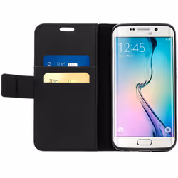 Avizar FOLIO-LENNY-BK-G925 coque de protection pour téléphones portables Étui avec portefeuille Noir