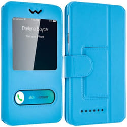 Étui Smartphone - AVIZAR - Universel - Éco-cuir - Turquoise - 43 à 47 pouces