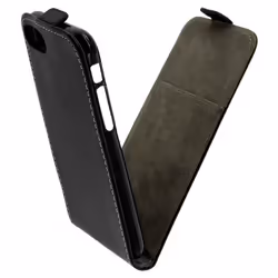 Etui Portefeuille - AVIZAR - iPhone 7 / 8 - Noir - Souple - Clapet Vertical