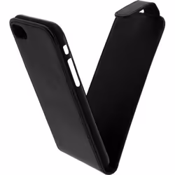 Etui à Clapet Vertical - AVIZAR - iPhone 7/8 - Eco-Cuir Noir - Coque Souple - Fermeture Magnétique