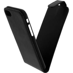 Etui à Clapet Vertical - AVIZAR - iPhone 7/8 - Eco-Cuir Noir - Coque Souple - Fermeture Magnétique