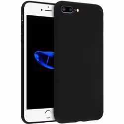 Coque Silicone TPU Gel Souple iPhone 7 Plus / iPhone 8 Plus Noir Mat