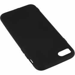 Coque arrière - AVIZAR - iPhone 7/iPhone 8 - Silicone gel souple - Noir mat - Finition mate